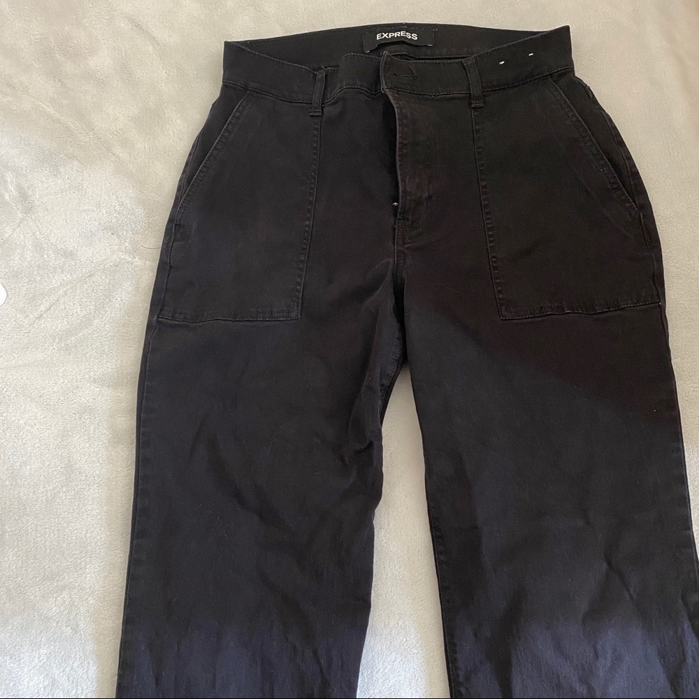 Express Black Cargo Pants